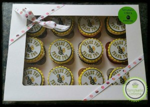 Thank you cupcakes for Busy Bee Nursery