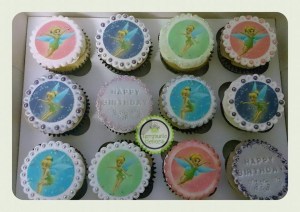 Tinkerbell Fairy Birthday Cupcakes