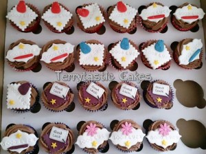 Cupcakes for school leavers, graduation