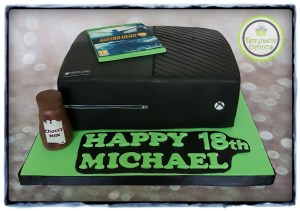 Xbox one 18th birthday cake