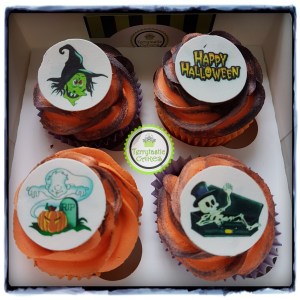 Halloween cupcakes cake
