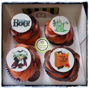 Halloween cupcakes cake