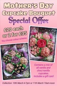Mother's Day Cupcake Bouquet special offer